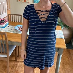 Striped t shirt dress